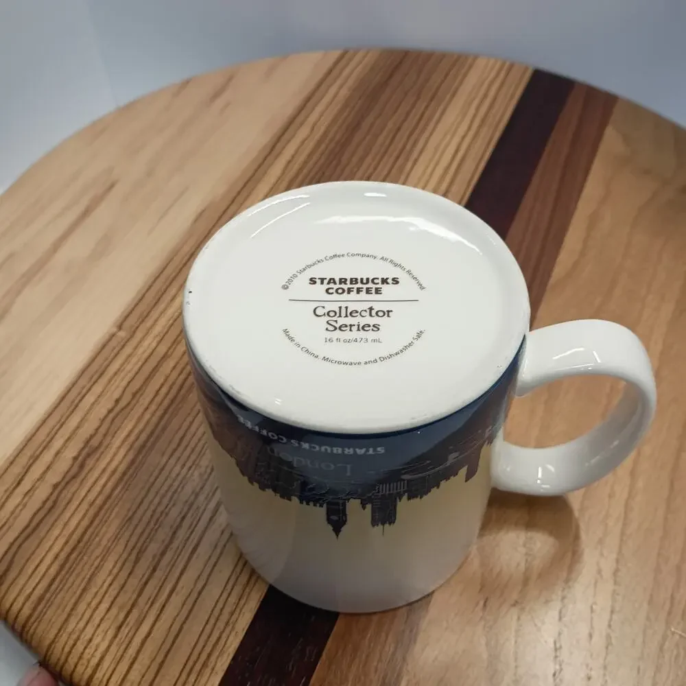 2010 Starbucks London Global Icon Series Collector Mug Blue, 16oz
